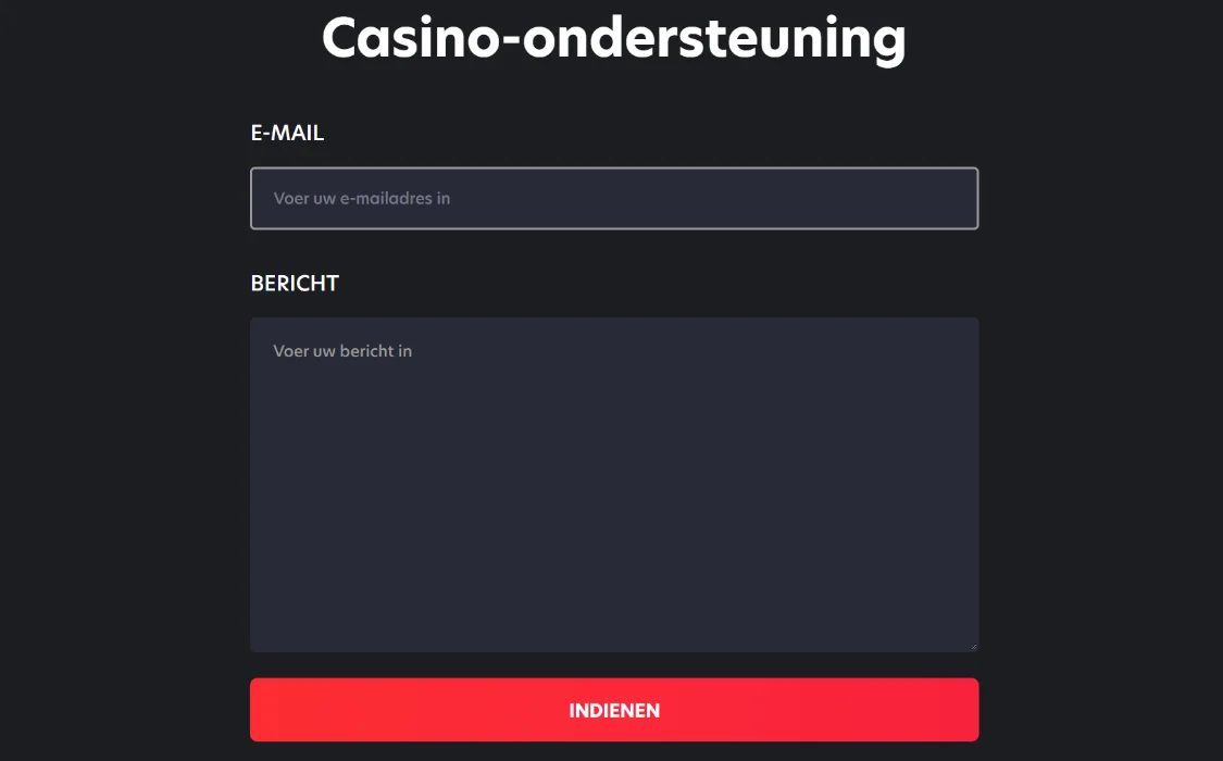 1RED Casino Klantenservice